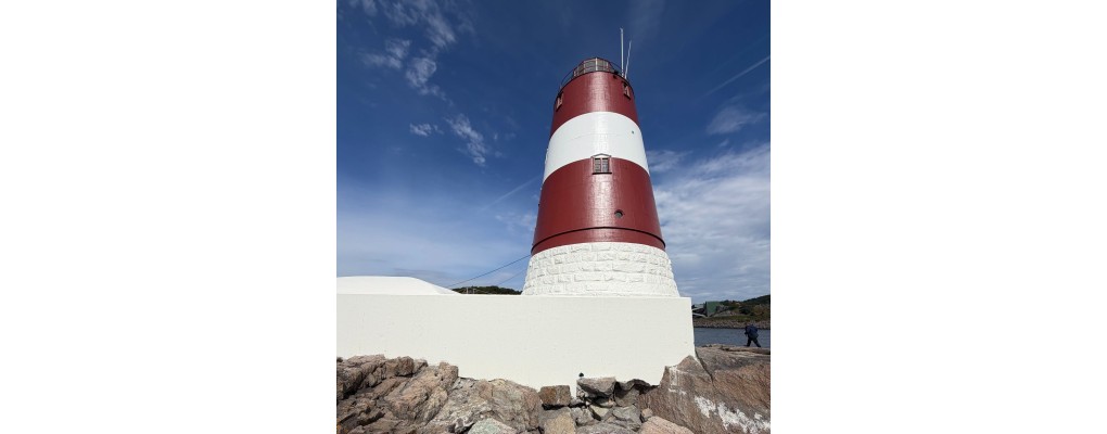 Un phare Norvégien rénové avec RD-Elastoflex